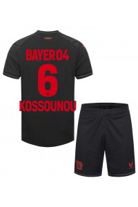 Fotbalové Dres Bayer Leverkusen Odilon Kossounou #6 Dětské Domácí Oblečení 2023-24 Krátký Rukáv (+ trenýrky)